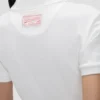Biała bluzka z kołnierzykiem polo Biała bluzka z kołnierzykiem polo