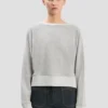 Bluza Constance w kolorze szarym melanżowym Bluza Constance w kolorze szarym melanżowym