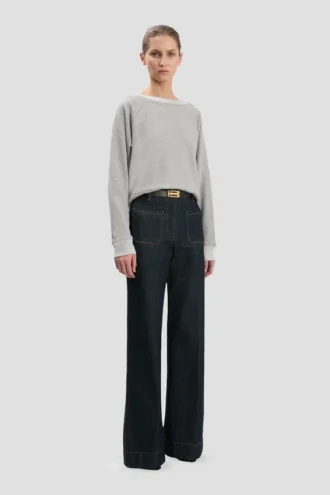 Bluza Constance w kolorze szarym melanżowym