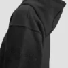 Bluza z kapturem i haftowanym logo w kolorze czarnym Bluza z kapturem i haftowanym logo w kolorze czarnym