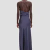 Drapowana suknia na ramiączkach w kolorze Eclipse Drapowana suknia na ramiączkach w kolorze Eclipse