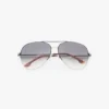 Eleganckie metalowe okulary przeciwsłoneczne typu pilot w kolorze złotym i czarnym Eleganckie metalowe okulary przeciwsłoneczne typu pilot w kolorze złotym i czarnym
