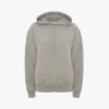 Hoodie z wyszytym logo w kolorze szarym melanżowym Hoodie z wyszytym logo w kolorze szarym melanżowym