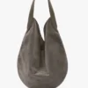 Miękka torba typu hobo w kolorze szarym Miękka torba typu hobo w kolorze szarym