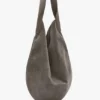 Miękka torba typu hobo w kolorze szarym Miękka torba typu hobo w kolorze szarym