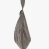 Miękka torba typu hobo w kolorze szarym Miękka torba typu hobo w kolorze szarym