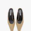 Mule Sloane 45 w kolorze piaskowym z bawełny Mule Sloane 45 w kolorze piaskowym z bawełny