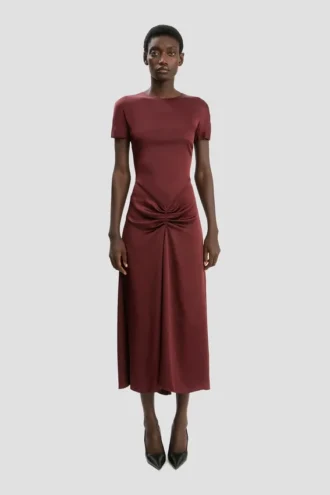 Sukienka midi Blaire w kolorze cinnabar red