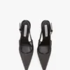 Szpilki The Victoria Slingback 100 z czarnej siateczki Szpilki The Victoria Slingback 100 z czarnej siateczki
