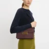 Torba Dorian z bordowej skóry Torba Dorian z bordowej skóry