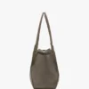 Torba Victoria Tote z zamszu w kolorze szarym Torba Victoria Tote z zamszu w kolorze szarym