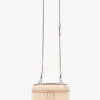 Torebka crossbody Vanity z jasnoróżowej skóry Torebka crossbody Vanity z jasnoróżowej skóry