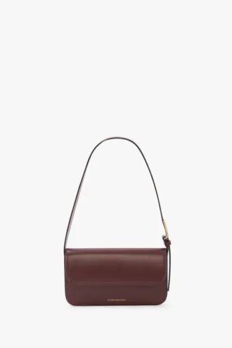 Torebka Dorian Pocket Bag z bordowej skóry Torebka Dorian Pocket Bag z bordowej skóry