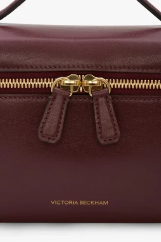 Torebka Vanity Crossbody z bordowej skóry Torebka Vanity Crossbody z bordowej skóry