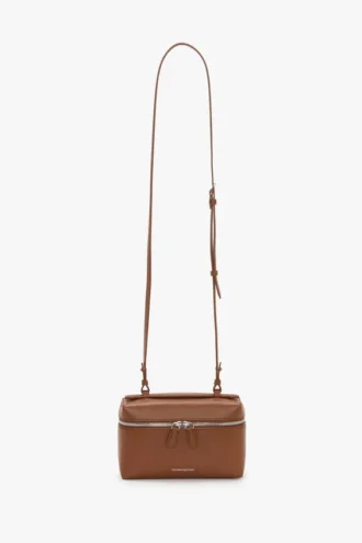 Torebka Vanity Crossbody z ciemnobrązowej skóry Torebka Vanity Crossbody z ciemnobrązowej skóry